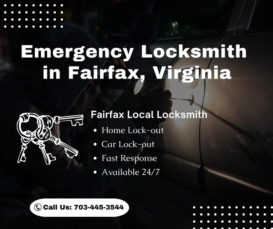 Fairfax Local Locksmith Fairfax, VA 703-445-3544 - Emergency